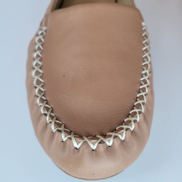 Trotters Signature Mila Tan Leather Flats - Size 10 - Picture 14 of 16